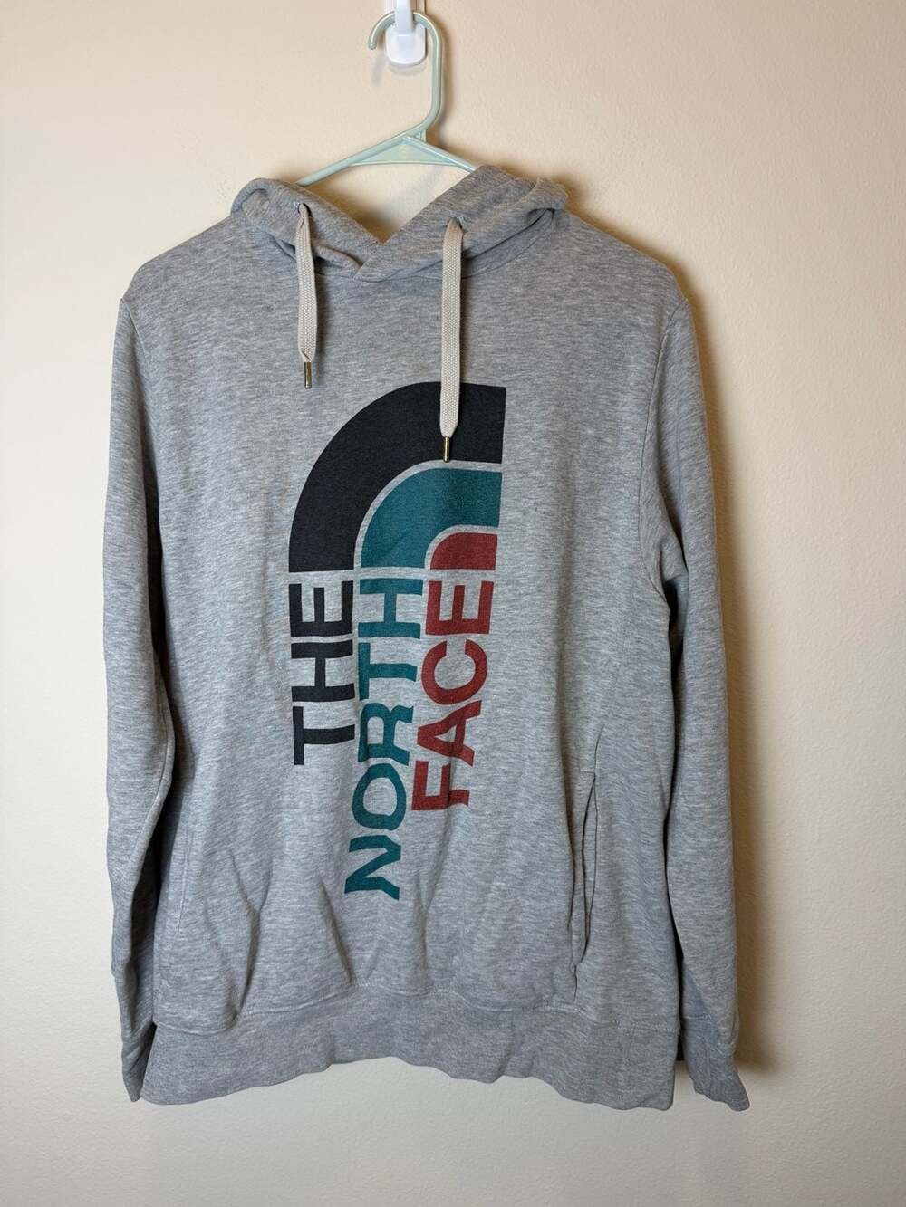 The North Face Hoodie Size M Gray Pullover Sweatshirt